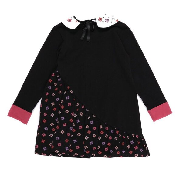 Nano black printed tunic and pink legging set size 8 - Picture 3 of 7